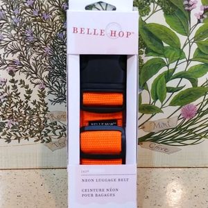Belle Hop neon luggage belt